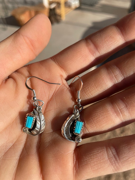 Amy Lacaspino Navajo Leaf Earrings