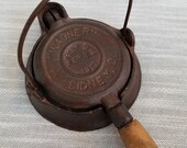 Wagner Sidney, Ohio No. 1 Childs Toy Cast Iron Waffle Griddle Patented Feb 22 1910