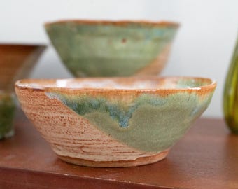 Natural Shallow Bowl Pottery Natural Earth Tone Bowl Wabi Sabi