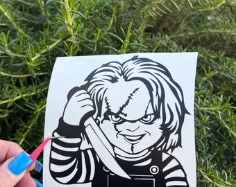 Horror doll SVG Cut Files, Horror Movie Villain (Digital File)