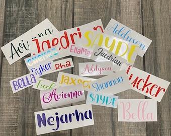 Custom Name/Word Vinyl Decal, Name decal, Custom word, Custom Name decal, Decals For Cars, Decal Vinyl, Decals For Cups, Name decal