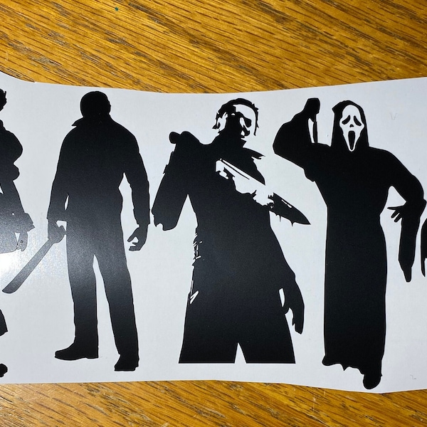Horror Decals Etsy