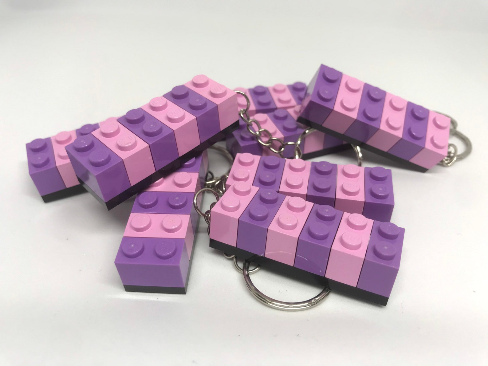 Bulk 40 Packs of LEGO Keychain Colourfull 25 Packs Etsy