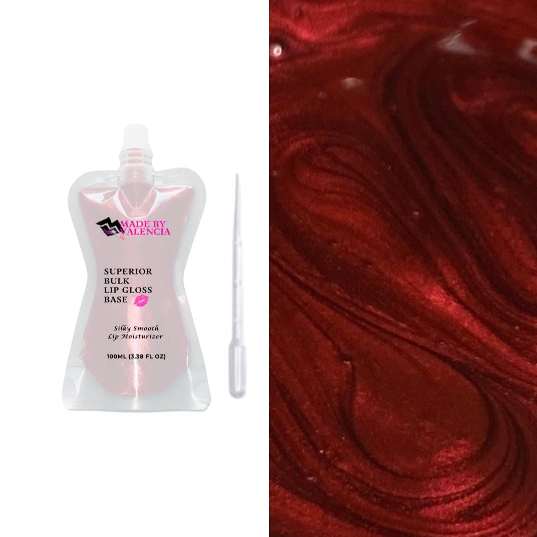 Lip Gloss Base, 100ml, Maroon Lip Gloss, Wholesale Ready to Use, MBV Autumn, Start a Lip Gloss Business, Resell in Your Boutique Shop