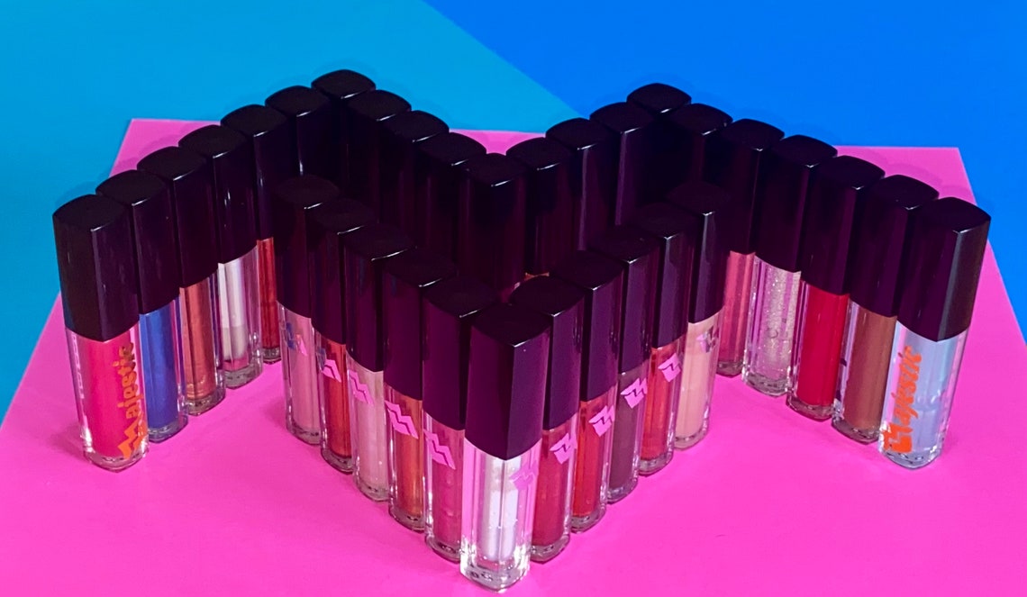 Lip Gloss Base Samples 40 Colors Wholesale Lip Gloss Etsy