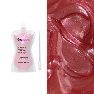 Lipglossbasis, 100 ml, roze lipgloss, groothandel, gebruiksklaar, MBV Lotus, Start A Lip Gloss Business, Resell in Your Boutique Shop