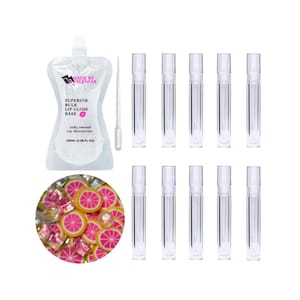 Lip Gloss Starter Kit, Pink Lemonade, Kid DIY, Make Your Own Lip Gloss, Wholesale Vendor, MBV Pink Lemonade Lip Gloss Kit