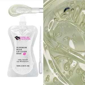 Lip Gloss Base | Clear | Glow - Makes 10+ Tubes