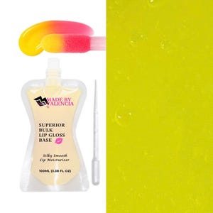 Farbwechsel Lipgloss Basis | Aus Gelb wird Pink | Honeysuckle - Füllt 10+ Tubes