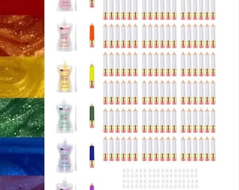 Lip Gloss Kit | Rainbow Colored Pencils | School or Sport Fundraising Bundle