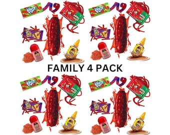 Chamoy Pickle Kit | FREE Gift | Last Restock | FAST Shipping | Spicy Food, Sour Mexican Candy, Trending Red Pickle, TikTok Viral Snack