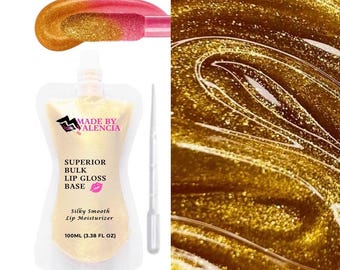 Color Changing Ph Lip Gloss Base | Gold to sparkling pink | Allure - Makes 10+ Tubes