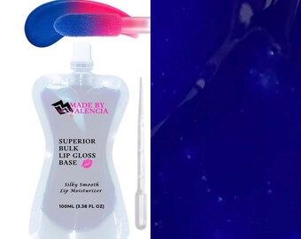 Color Changing Ph Lip Gloss Base | Blue turns pink | BLU - Fills 10+ Tubes