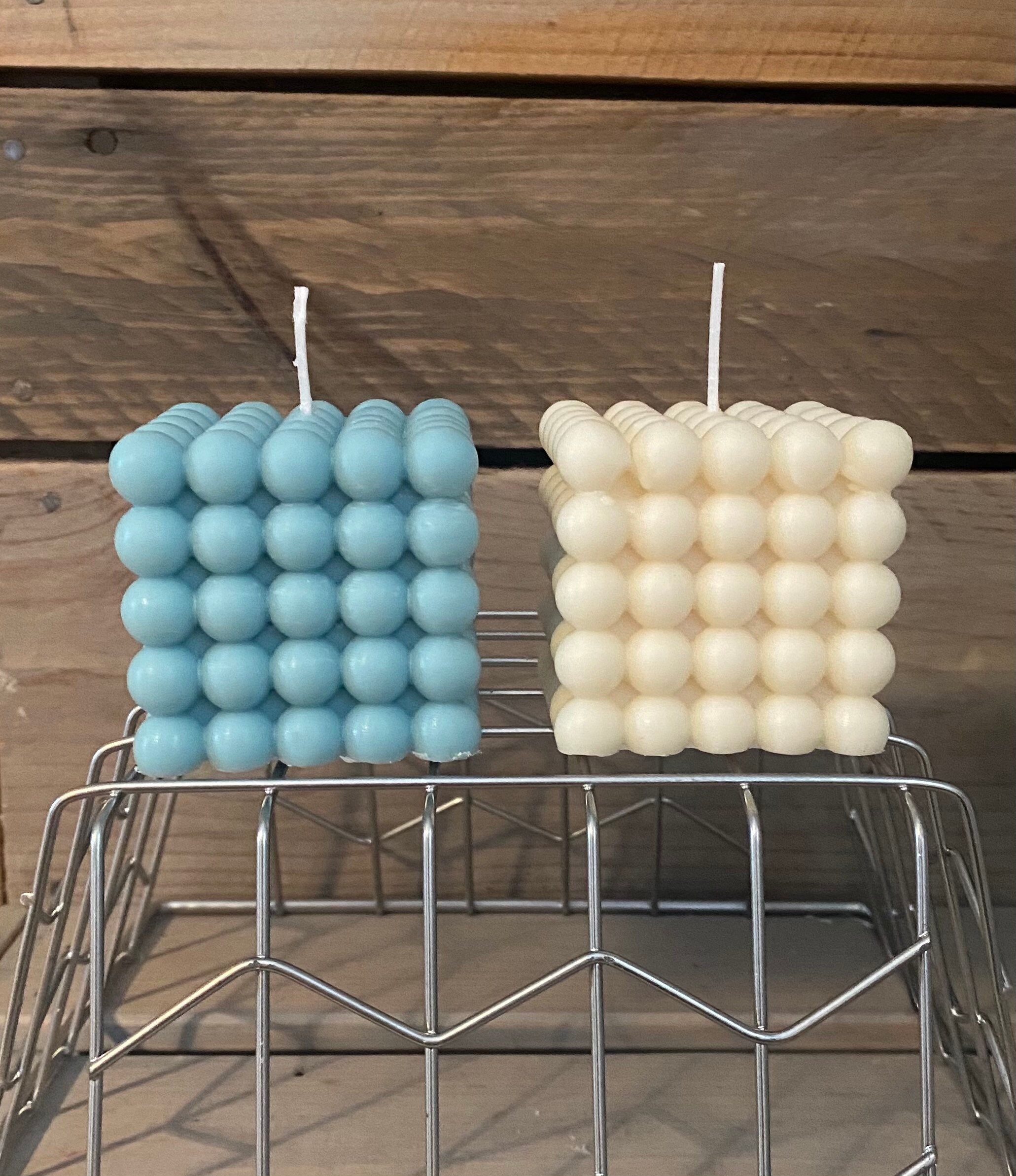 The Bubble Candle / Mini Bubble Candle / Bubble Cube Candle / Etsy