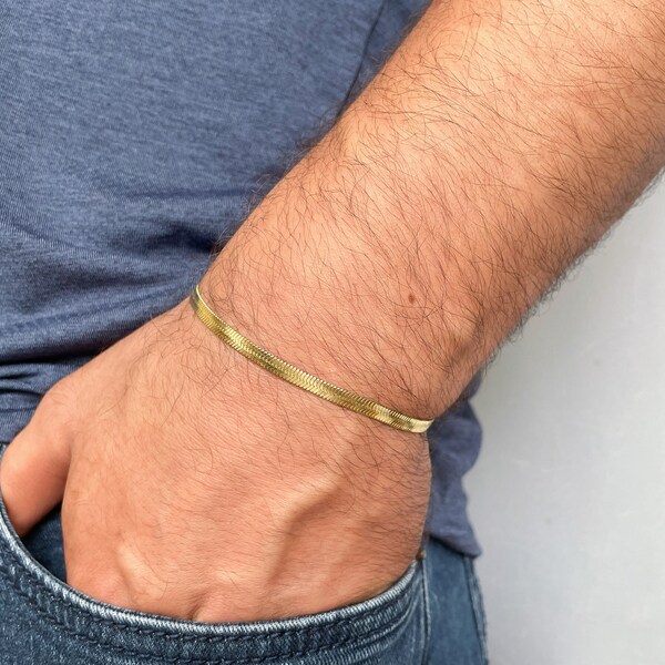 Herringbone Bracelet Etsy