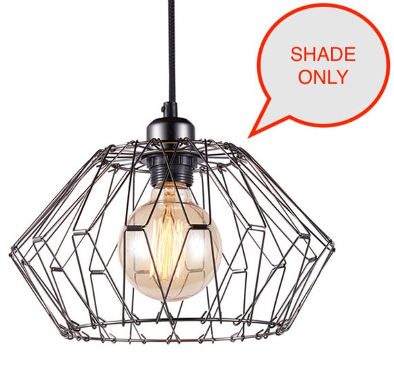Black Wire Mesh Pendant Light Shade E27 Easy Fit Vintage Uk Black Wire Mesh Pendant Light Shade E27, Black Wire Mesh Light Shade