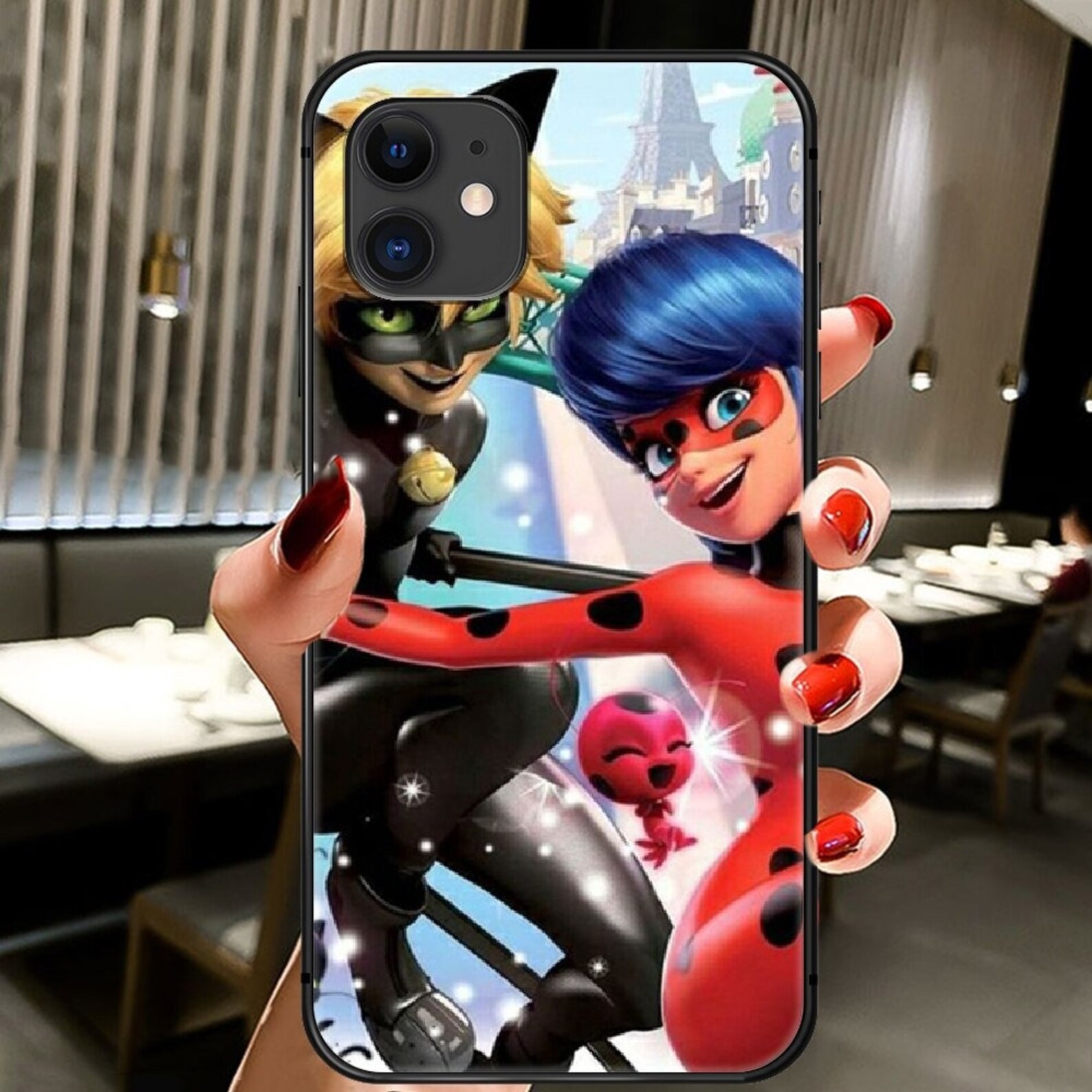 Ladybug Phone Case Miraculous Phone Case Cartoon Phone Case Etsy