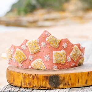 Cartamodello per coroncina di compleanno a forma di pane delle fate / Coroncina celebrativa in feltro Waldorf (PDF)