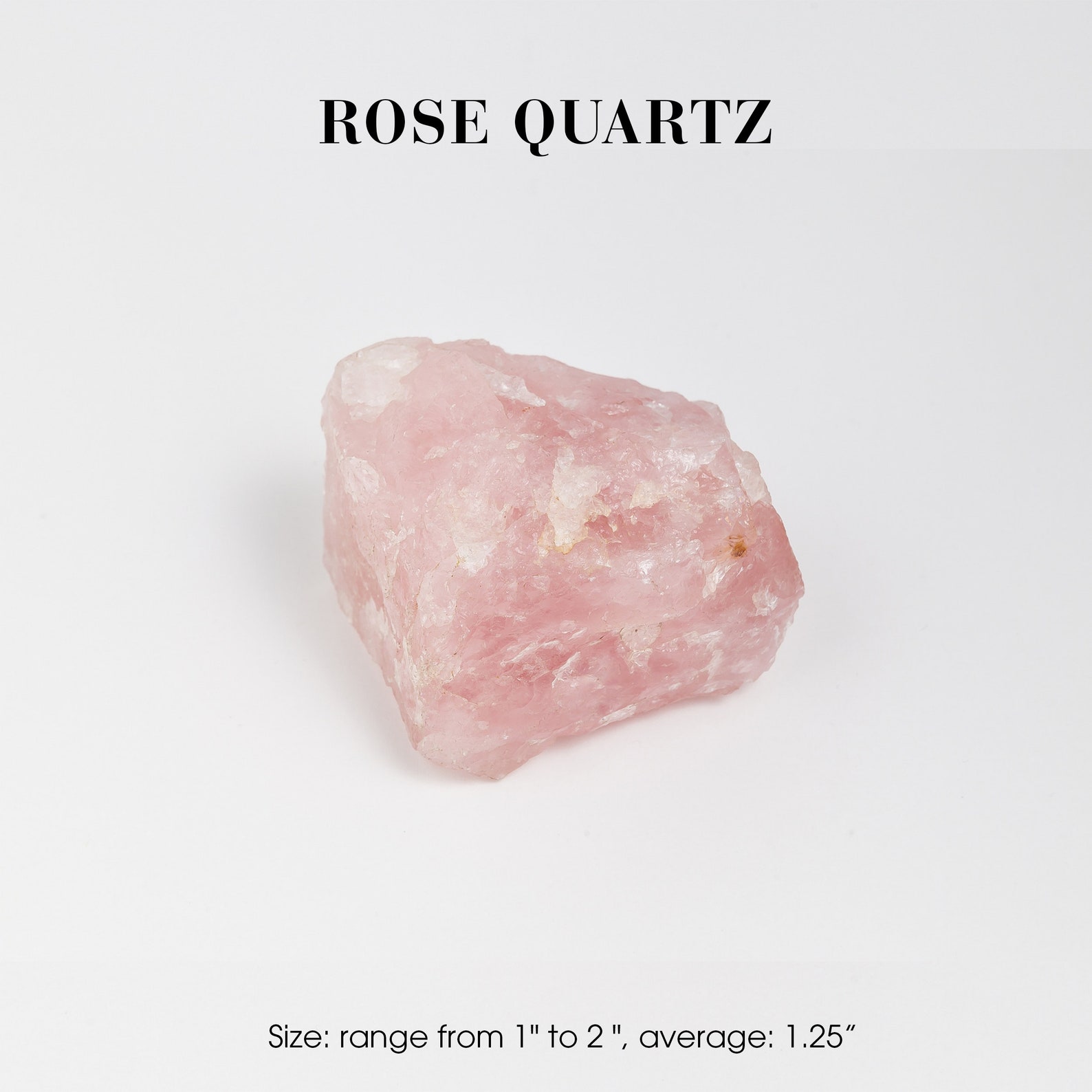 Pink Quartz Crystal MineralNatural Rose Quartz Etsy