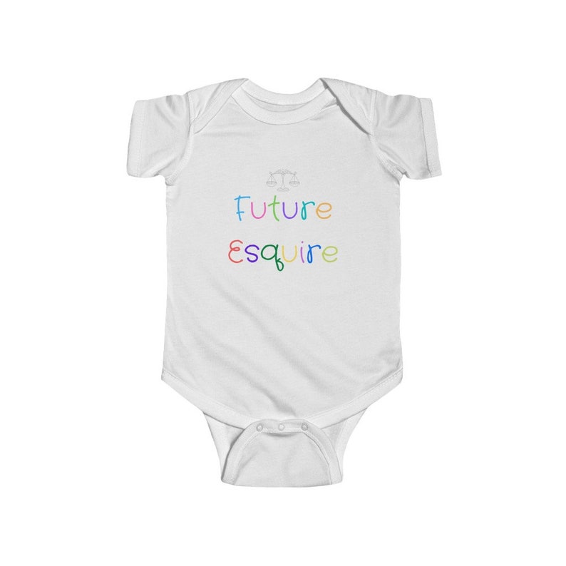 Future Esquire Infant Fine Jersey Bodysuit Lawyer Gifts Baby Shower Gift