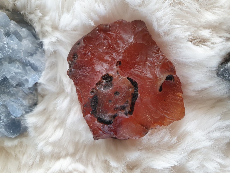 Elementals Crystal Bundle Reiki Charged Emerald Earth, Clear Quartz Air, Carnelian Fire, Blue Calcite Water image 4