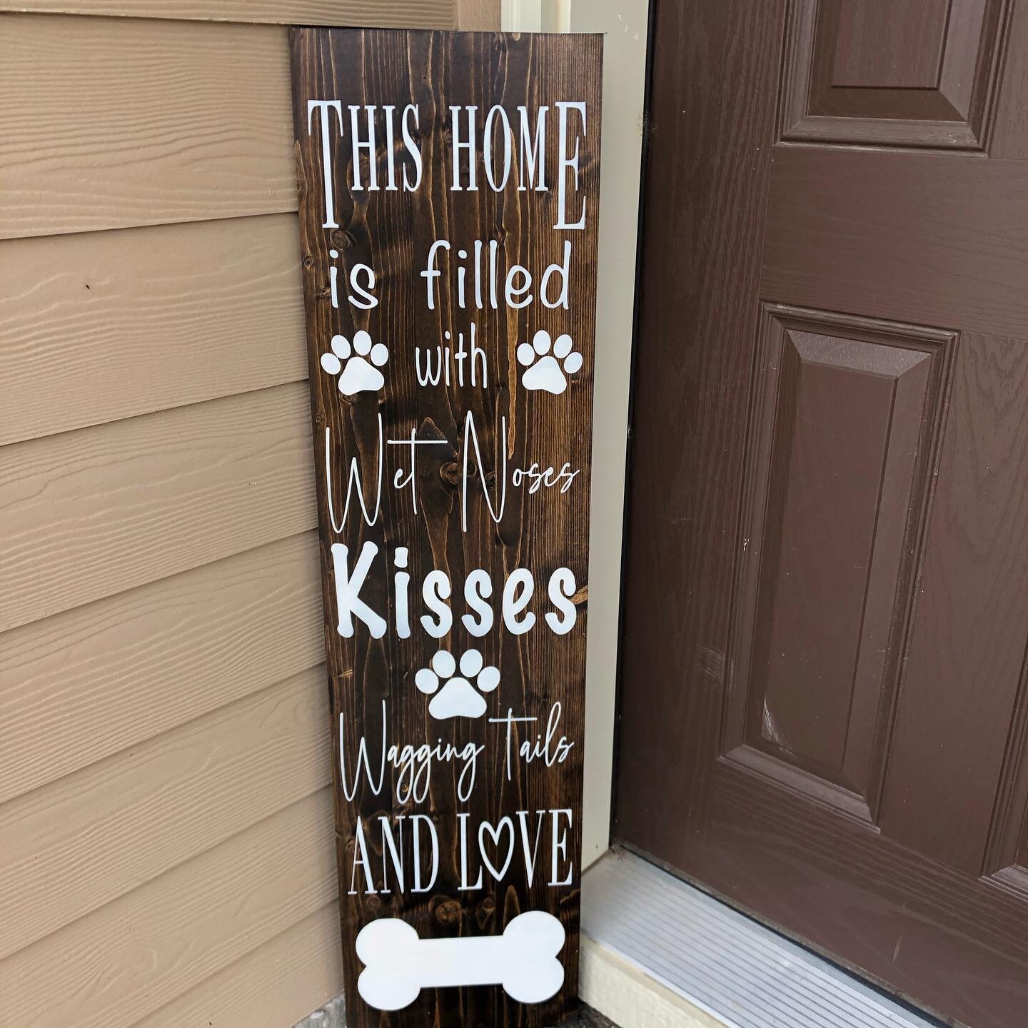 4 ft Porch Leaner Dog Sign Porch Sign Home Decor Porch Etsy