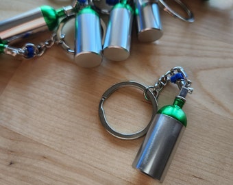 Oxygen Tank Keychain, Healthcare Keychain, Great Gift