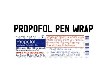 Propofol Pen Wrap
