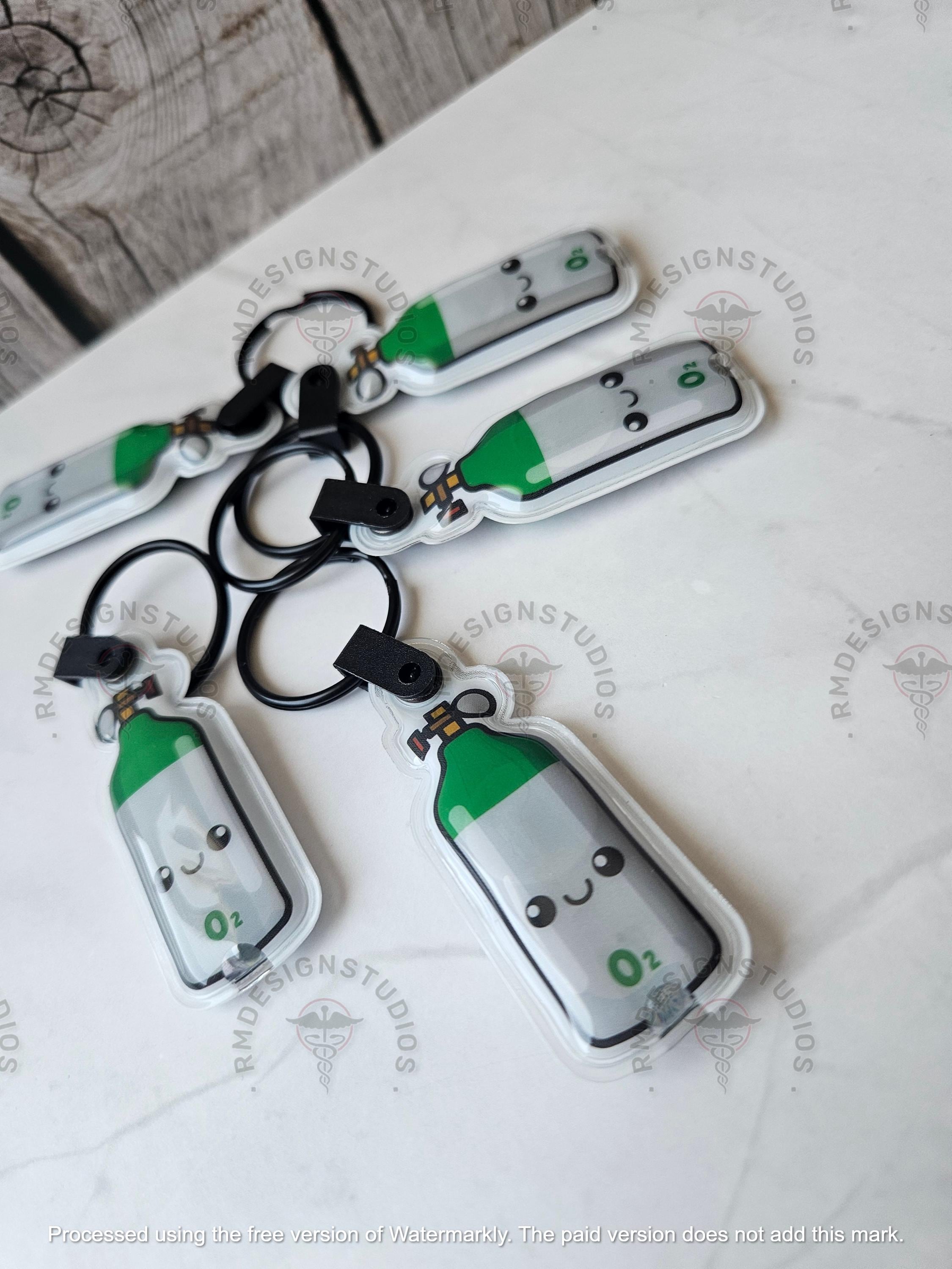 サプライ・アクセサリ・グッズ rio One Oxygen Tank Flashlight – Badge Reel Flashlight for Respiratory
