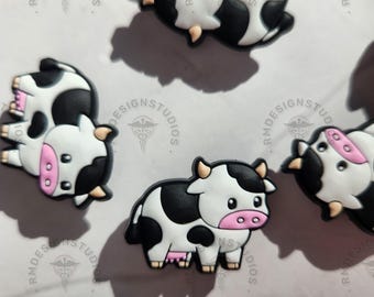 Adorable Cow Shoe Charm – Cute Farm Animal Shoe Accessory