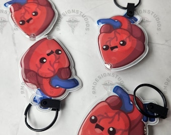 Heart Flashlight • Cute Medical Badge Light • Nurse RT Gift • ONE Flashlight