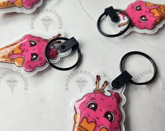 Ice Cream Flashlight • Cute Badge Light • RT Nurse Gift • ONE Flashlight