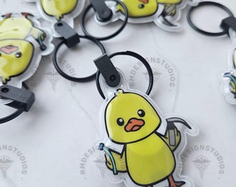 One Duck with Laryngoscope Flashlight | Cute RT Badge Flashlight | Respiratory Therapy Gift | Nurse & RT Essential