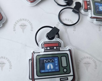 One Ventilator Flashlight | RT Badge Flashlight | Respiratory Therapy Gift | ICU Night Shift Essential