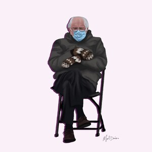 Bernie Sander&#39;s Inauguration Day clip art
