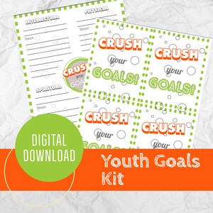 Youth Goals Kit for Latter-Day Saint Youth and Children, With Tags for Goal Handouts