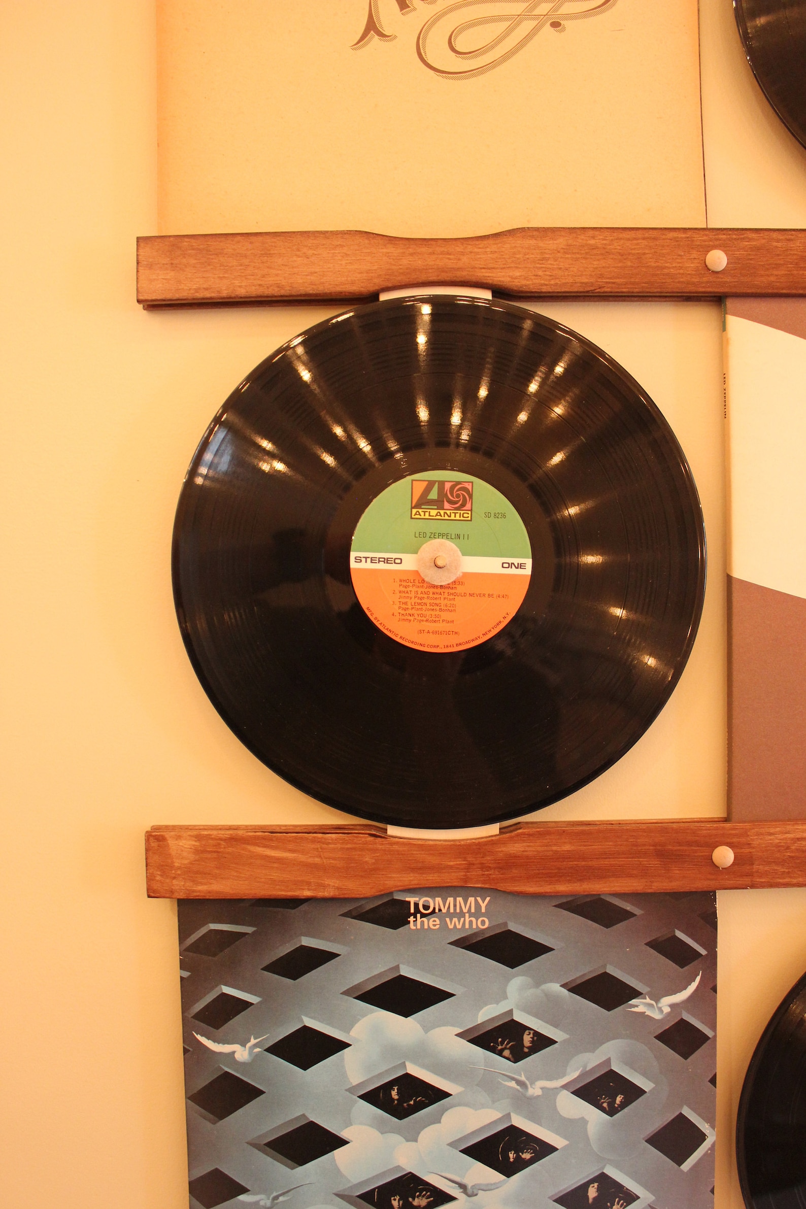 Vinyl Record Storage Shelf Wall Mounted Record Holder Etsy