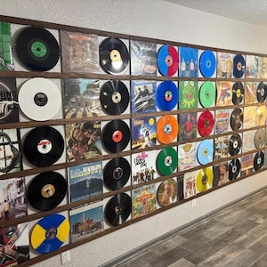 Vinyl Record Storage Shelf | Wall Mounted Record Holder [Aspen]