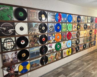 Vinyl Record Storage Shelf | Wall Mounted Record Holder [Aspen]