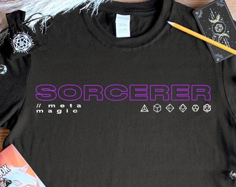 Camiseta de hechicero D&D: Meta Magic, camiseta unisex de algodón