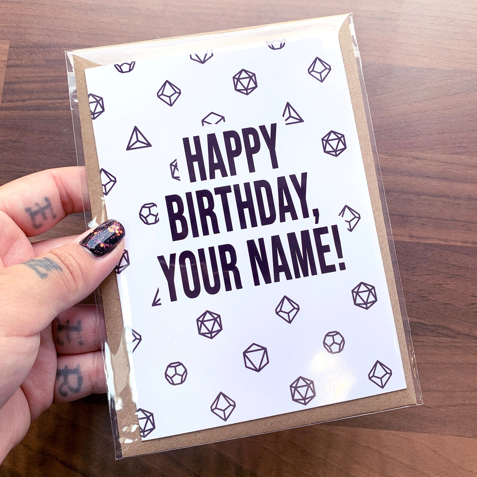Personalised D&amp;D Birthday Card Dungeons and Dragons Card | Etsy