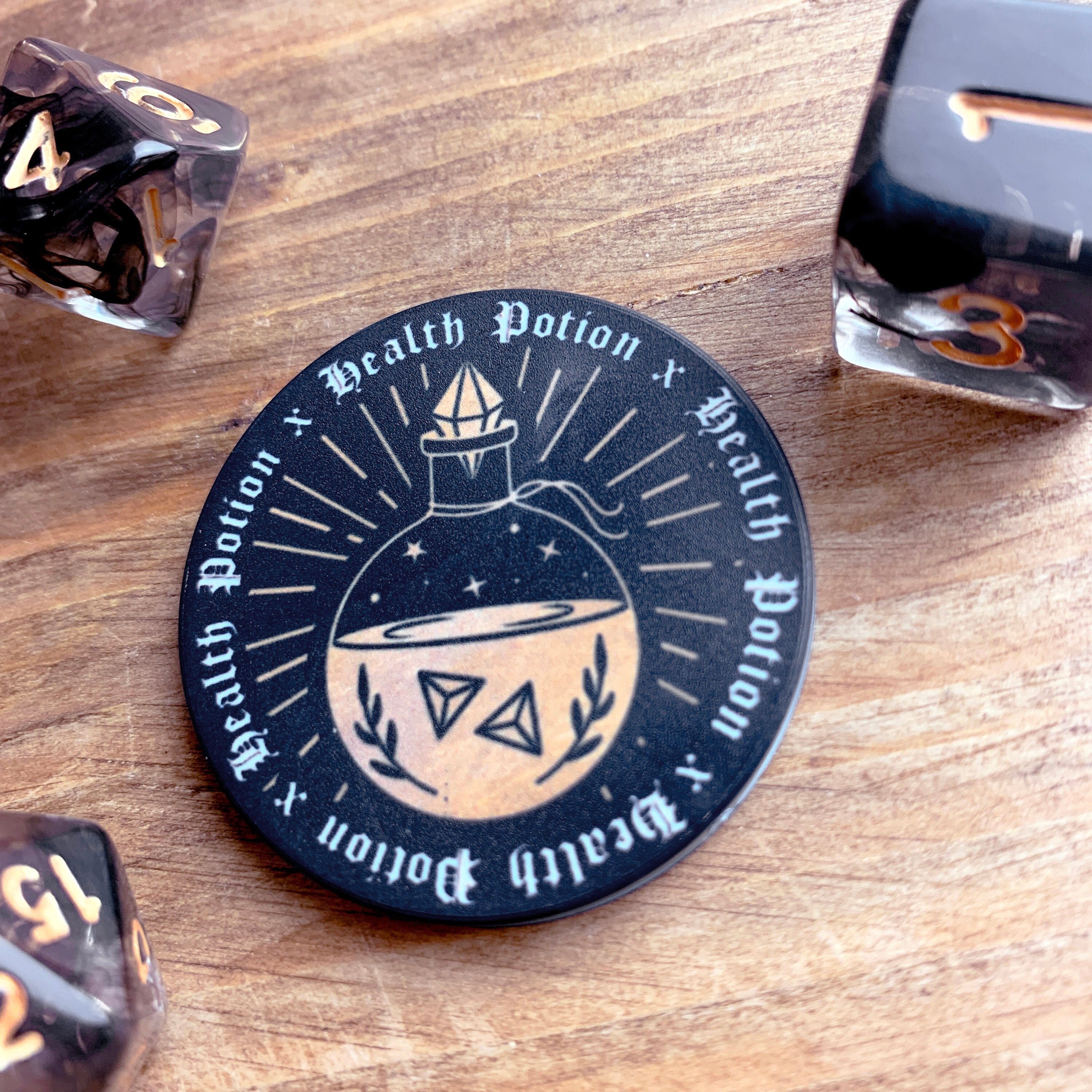 D&D Potion of Healing Tokens Dungeons and Dragons Health | Etsy