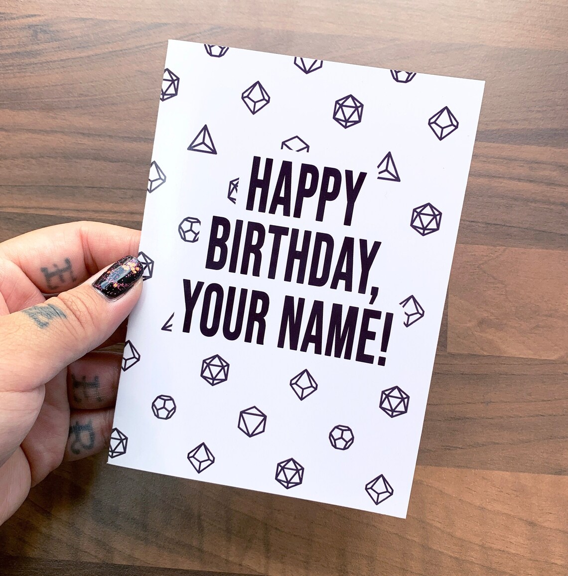 Personalised D&amp;D Birthday Card Dungeons and Dragons Card | Etsy