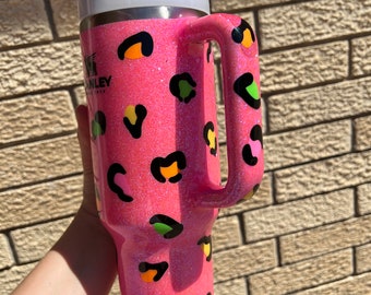Buc-ee's Tumbler Stanley Dupe Fit Forty 40-oz Black Leopard, Rose Gold, Pink,  and Beaver Logo – Beaver Bounty