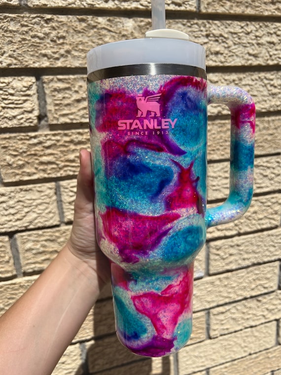 HOT PINK SWIRL Tumbler Boot -fits 20-40oz