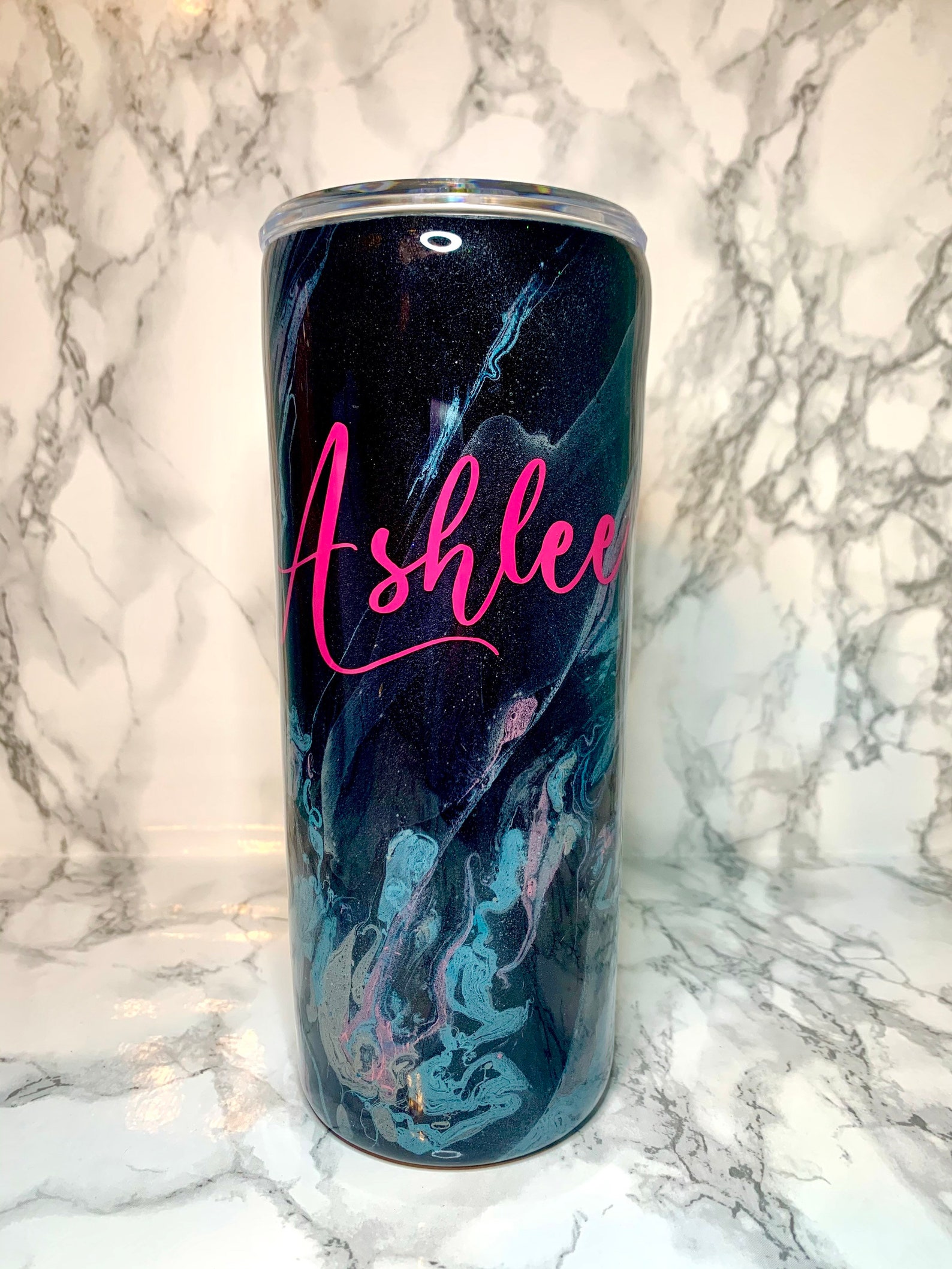 Custom Black Based Hydrodip Tumbler HydroDip Tumbler Etsy