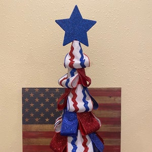 4th of July Blue Star Centerpiece