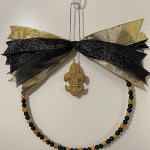 Fleur De Lis Wreath or Wall Hanging (Large)