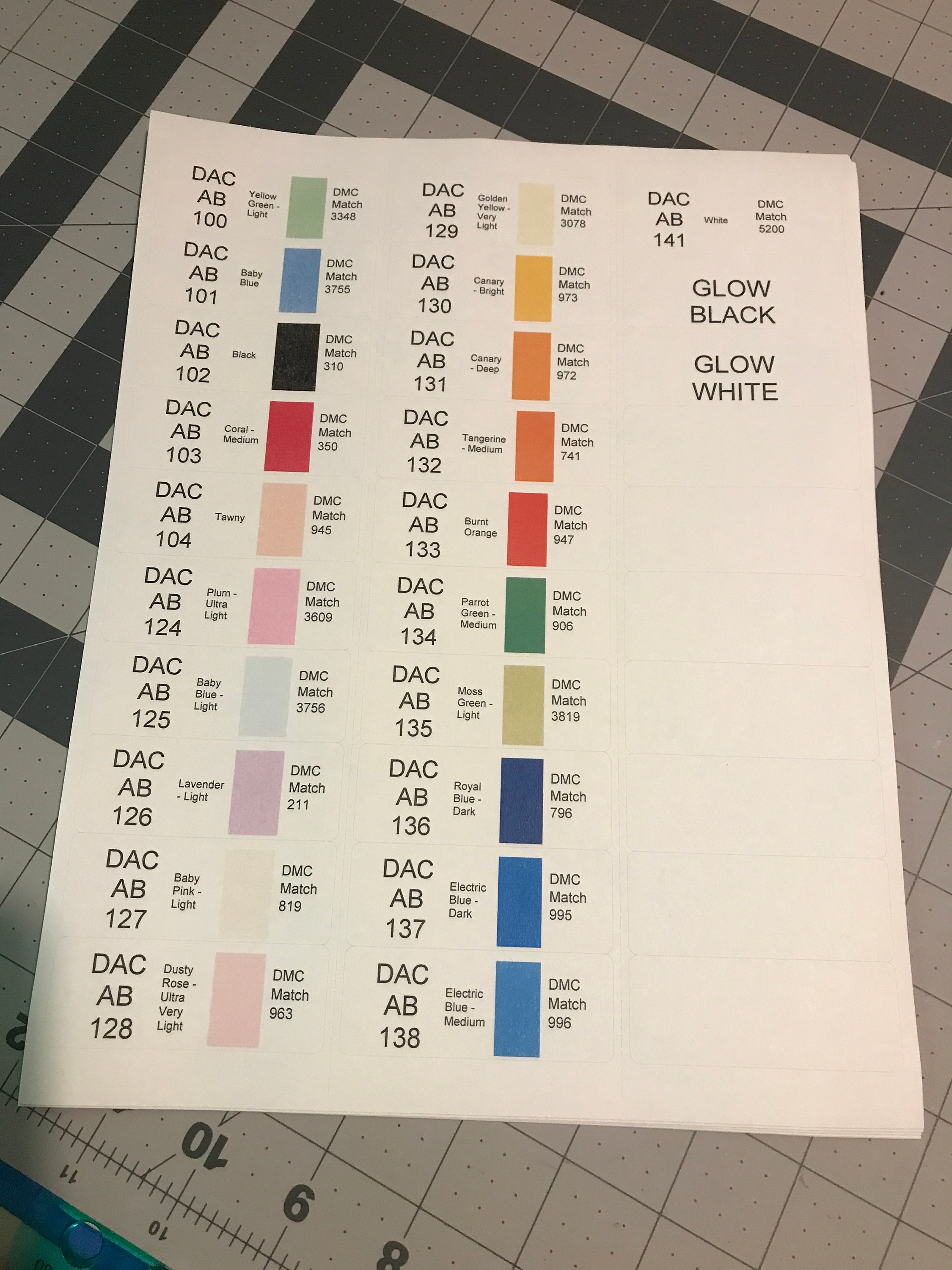 28 Slot Box- Labels - Large End Tool - 5D Diamond Supplies - DIY