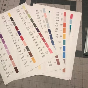 AB regular and DAC ab Labels and Blank Divider Cards Bundle Kit diamond painting spare drill storage.
